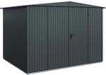 H&ouml;rmann Ger&auml;tehaus Trend mit Satteldach Typ 3 RAL7016 Anthrazitgrau Doppelt&uuml;r