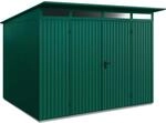 H&ouml;rmann Ger&auml;tehaus Trend mit Pultdach Typ 3 RAL6005 Moosgr&uuml;n Doppelt&uuml;r