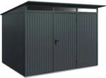 H&ouml;rmann Ger&auml;tehaus Trend mit Pultdach Typ 3 RAL7016 Anthrazitgrau Einzelt&uuml;r