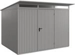 H&ouml;rmann Ger&auml;tehaus Trend mit Pultdach Typ 3 RAL9007 Graualuminium Einzelt&uuml;r