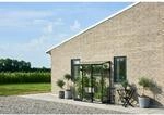 Halls Gew&auml;chshaus Qube Lean-to 2 Schwarz 1,2 m&sup2;
