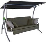 Angerer Hollywoodschaukel Drift Smart 3-Sitzer mit Liegefunktion Olive