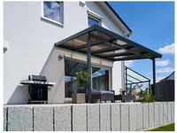 Gutta Terrassenüberdachung Premium (BxT) 410 cm x 306 cm Anthrazit Polycarbonat