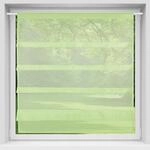 Bestlivings Bistrogardine Raffoptik mit Stangendurchzug Sky 100 cm x 110 cm Gr&uuml;n