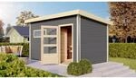 Karibu Saunahaus Hendrik 3 mit Ofen 9kW und externe Steuerung Easy