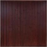 Sichtschutzzaunelement Oxford Braun,ackiert 180 cm x 180 cm