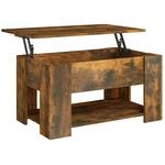 vidaXL Couchtisch R&auml;uchereiche 79x49x41 cm Holzwerkstoff 819275