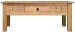 vidaXL Couchtisch 100x60x45 cm Massivholz Panama-Kiefer