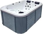 Heissner Whirlpool Spa Fransisco 1000l 184x124x75 cm 22 D&uuml;sen