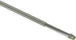 Gardinia Vitragestange flachoval &Oslash; 11 mm Chrom 40 cm - 65 cm 2-er Pack