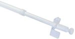 Gardinia Klemmstange Press&Go Kugel &Oslash; 8/10 mm Wei&szlig; 80 cm - 110 cm