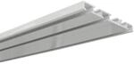 Gardinia Aluminium-Vorhangschiene 3-l&auml;ufig Wei&szlig; 200 cm