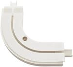 Gardinia Rundbogen 1-l&auml;ufig GE1 f&uuml;r Verl&auml;ngerung Wei&szlig; 13,5 cm x 13,5 cm