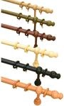 Gardinia Gardinenstangen-Set Lugano &Oslash; 28 mm Kolonial 200 cm