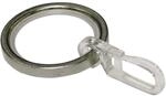Gardinia Gardinenringe Chicago f&uuml;r &Oslash; 20 mm Edelstahl 10-er Pack