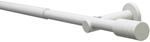 Gardinia Gardinenstangen-Set Elba 1-Lauf &Oslash; 16/19 mm Ivory 120 cm - 210 cm