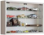 ebuy24 Mandosa M Vitrinenschrank an der Wand Montierte 2 Glast&uuml;ren Wei&szlig;