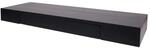 MCW Wandregal H37 Schublade 8x80x25cm Schwarz