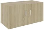 vidaXL Wandschrank Sonoma-Eiche 80x39x40 cm Holzwerkstoff 802798