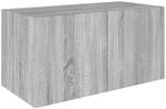 vidaXL Wandschrank Grau Sonoma 80x39x40 cm Holzwerkstoff 815514