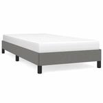 vidaXL Bettgestell Dunkelgrau 100x200 cm Stoff Modell 41378994