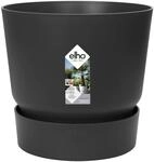Elho Blumentopf Greenville Rund 18 cm Living Schwarz