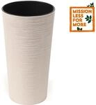 Siena Garden Pflanzgef&auml;&szlig; Eco Locon Wei&szlig; &Oslash; 25 cm x 46,5 cm
