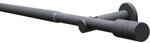 Gardinia Gardinenstangen-Set Elba 1-Lauf &Oslash; 16/19 mm Steingrau