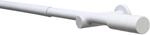 Gardinia Gardinenstangen-Set Kreta Zylinder &Oslash; 16/19 mm 190 cm - 340 cm Wei&szlig;