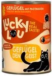 Lucky Lou Katzen-Nassfutter Lifestage Adult Gefl&uuml;gel 400 g