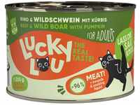 Lucky Lou Katzen-Nassfutter Lifestage Adult Rind & Wildschwein 200 g