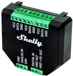 Shelly Sensorschnittstelle Plus Add-on Schwarz