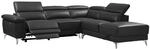 Vente-unique Relaxsofa Pascaline Anthrazitgrau 277 cm