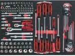 KS TOOLS 1 4 Zoll+3 8 Zoll SCS Steckschl&uuml;ssel Satz 118Tlg In 1 1 Systemeinlage 711