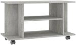 vidaXL TV-Schrank mit Rollen Betongrau 80x40x45 cm Holzwerkstoff 800193