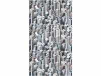 Bricoflor 3D Tapete New York Moderne Vliestapete mit Wolkenkratzer in Hellgrau
