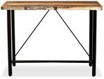 vidaXL Bartisch Altholz Massiv 120x60x107 cm