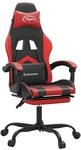 vidaXL Gaming-Stuhl mit Fu&szlig;st&uuml;tze Schwarz und Rot Kunstleder 3143903