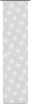 Gardinia Schiebevorhang Bloomy Wei&szlig; 60 cm x 245 cm
