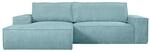 Vente-unique Schlafsofa Amelia T&uuml;rkisblau 267 cm
