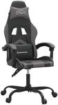 vidaXL Gaming-Stuhl Schwarz und Grau Kunstleder 3143894