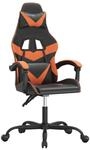 vidaXL Gaming-Stuhl Schwarz und Orange Kunstleder 3143848