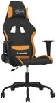 vidaXL Gaming-Stuhl Schwarz und Orange Stoff 3143716