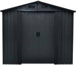 Floraworld Metall-Ger&auml;tehaus Anthrazit 3,66 m&sup2;