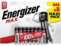 Energizer Alkaline Batterie Max AAA Micro 8 Stück