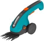 Gardena Set Akku-Grasschere ClassicCut Li - inkl. Teleskopstiel mit Laufr&auml;dern