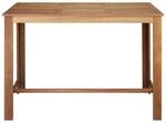 vidaXL Bartisch Akazienholz Massiv 150 x 70 x 105 cm