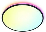 WiZ LED-Deckenleuchte Rune Tunable White & Color 2100,m Schwarz