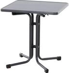 Siena Garden Klapptisch Paco Quadratisch Anthrazit/Matt 70 cm x 70 cm