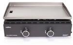 Grillf&uuml;rst Plancha Grill 2 Brenner mit Insgesamt 7 kW und Edelstahl Plancha